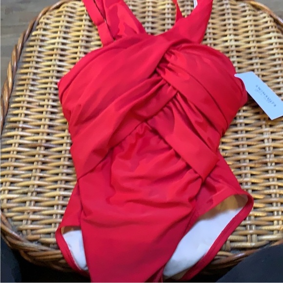 SWIMSUITS FOR ALL ONE PIECE SZ 16 EUC - Picture 2 of 7